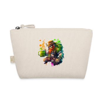 Steampunk Leprechaun avec chapeau et tonneau - Trousse biologique - nature - Devant