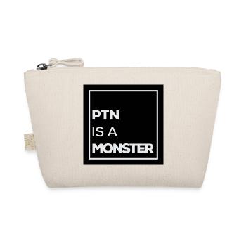 PTN is a Monster LWBB 5 - Bio-Täschchen - Natur - Vorne