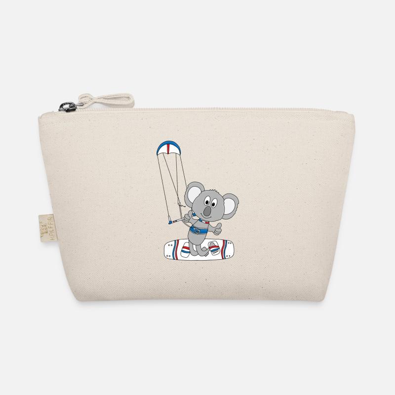 KOALA - KITE - KITESURFEN - KITESURFER - KITEN - Bio-Täschchen - Natur
