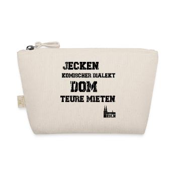 Jecken Dom Köln - Bio-Täschchen - Natur - Vorne