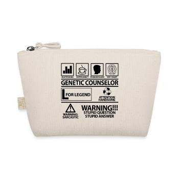 Genetic Counselor Genetic Counselor Dad Sayings - Organic Pouch - nature - Front