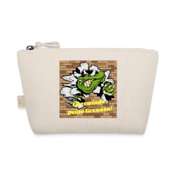 Alligator no Wall no Limit Overcome your limits - Organic Pouch - nature - Front
