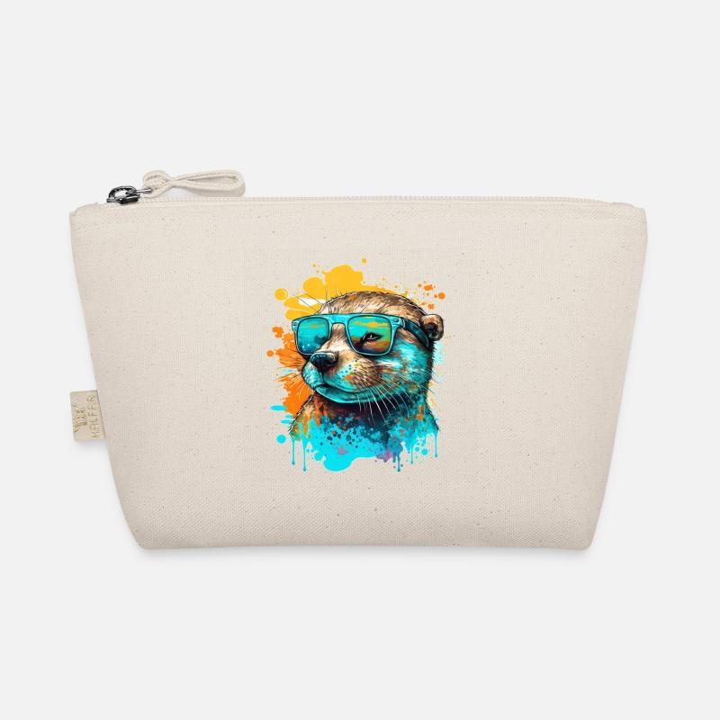 Cool Otter - Bio-Täschchen - Natur