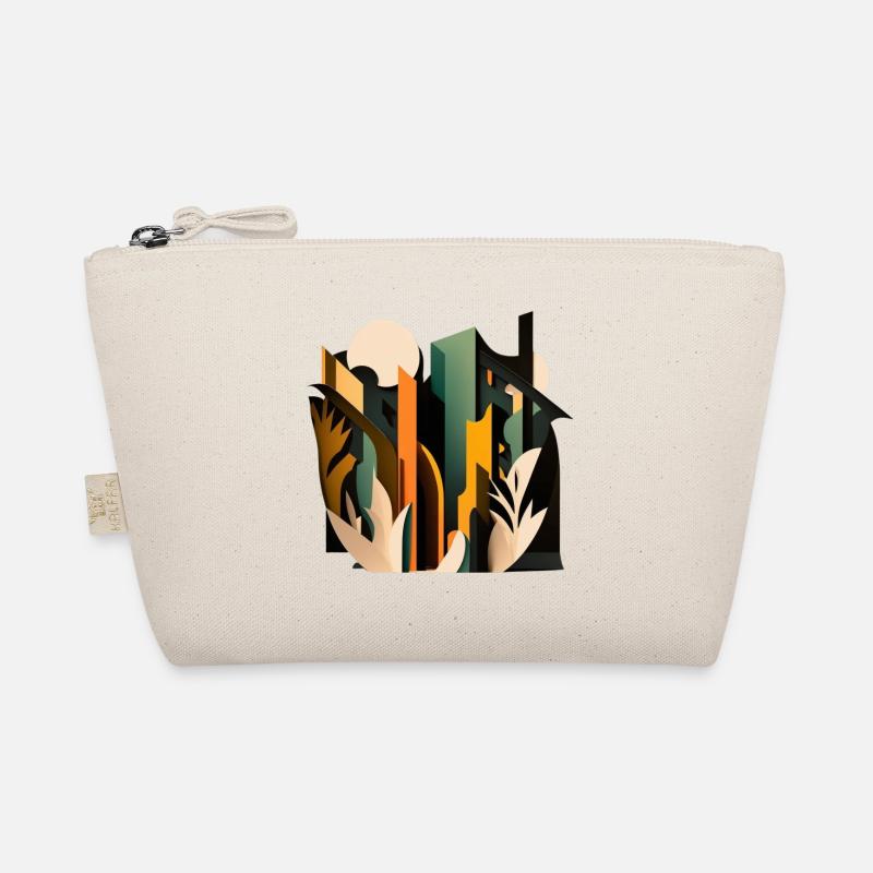 Abstrakte Kunst | Garten | Blumen Bio-Täschchen