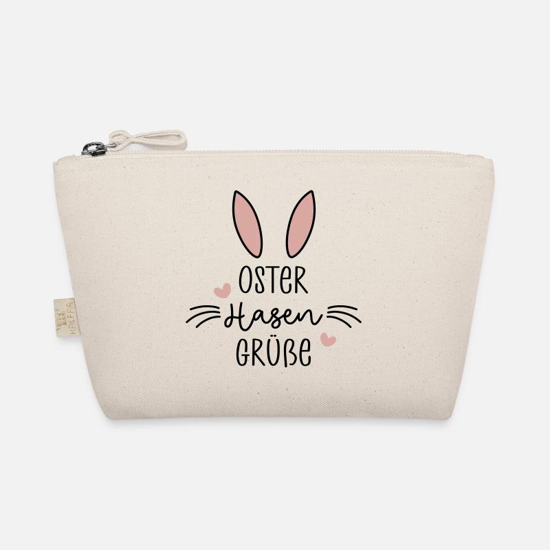 Osterhasen Grüße Bio-Täschchen