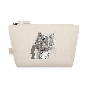ASCII Cat - Bio-Täschchen - Natur - Vorne