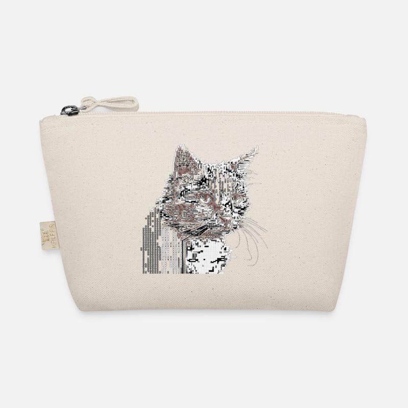 ASCII Cat - Bio-Täschchen - Natur