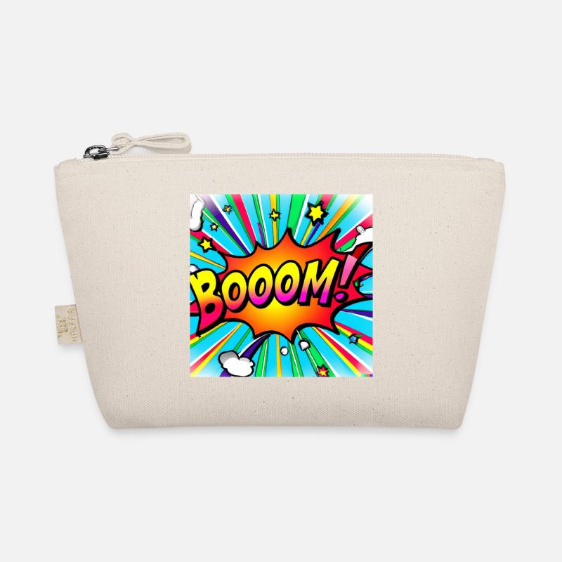 regenbogenstrahl comic style mit kaboom Bio-Täschchen