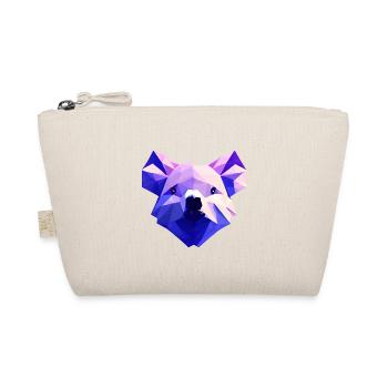Koala Bear Polygon Design - Organic Pouch - nature - Front