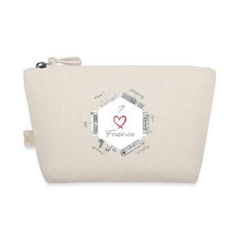 i love france - Bio-Täschchen - Natur - Vorne