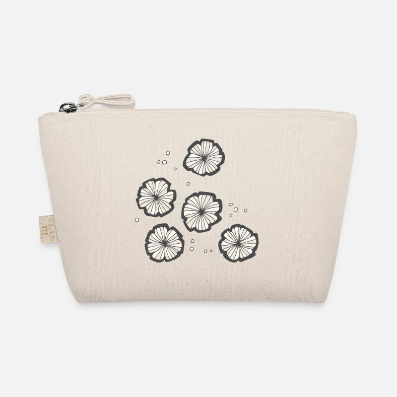 romantische Blumen - shabby chic - Bio-Täschchen - Natur