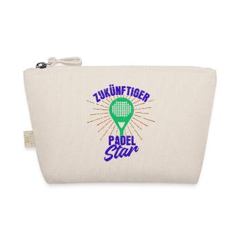 Spieler Trainer Padel Cooler Spruch Padelspiel - Bio-Täschchen - Natur - Vorne