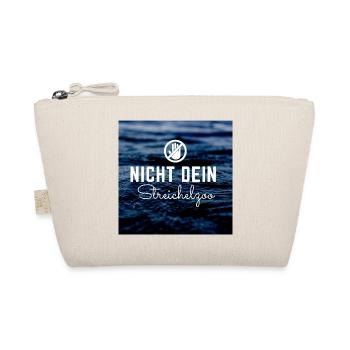 Nicht Dein Streichelzoo maritim - Bio-Täschchen - Natur - Vorne