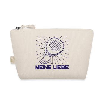Padelspiel Racket Padel Sportart Spieler Statement - Bio-Täschchen - Natur - Vorne
