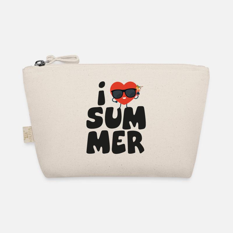 Liebe Sommer2 - Bio-Täschchen - Natur