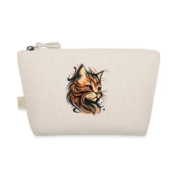 Chat mignon chat chat pour filles femmes - Trousse biologique - nature - Devant