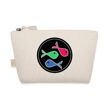 SARDINE. FISH. APRIL FOOL. EASTER. SEA - Organic Pouch - nature - Front