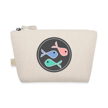 SARDINE. FISH. APRIL FOOL. EASTER. SEA - Organic Pouch - nature - Front