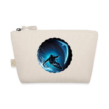 Kitesurfing requires skill and endurance - Organic Pouch - nature - Front