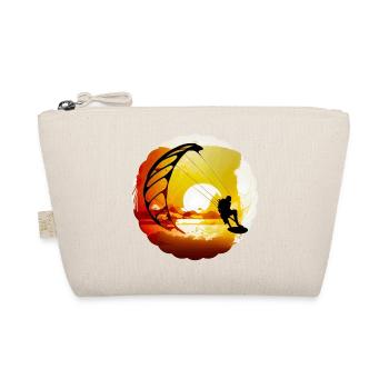 Kitesurfing is a great sport - Organic Pouch - nature - Front