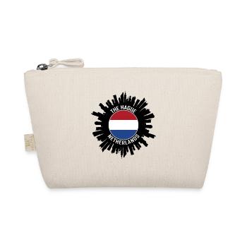 Den Haag Skyline Niederlande Flagge Reisesouvenir - Bio-Täschchen - Natur - Vorne