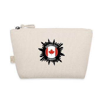 Souvenir de voyage de Québec Skyline Canada Flag - Trousse biologique - nature - Devant