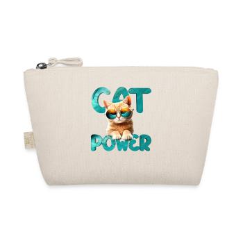 Cat Power - Bio-Täschchen - Natur - Vorne