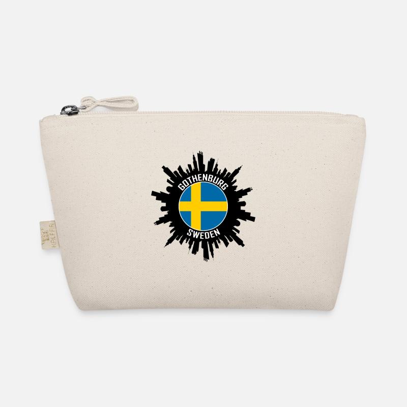 Göteborg Skyline Suède Flag Souvenir de voyage Trousse biologique