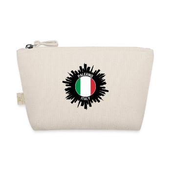 Palerme Skyline Italie Flag Souvenir de voyage - Trousse biologique - nature - Devant