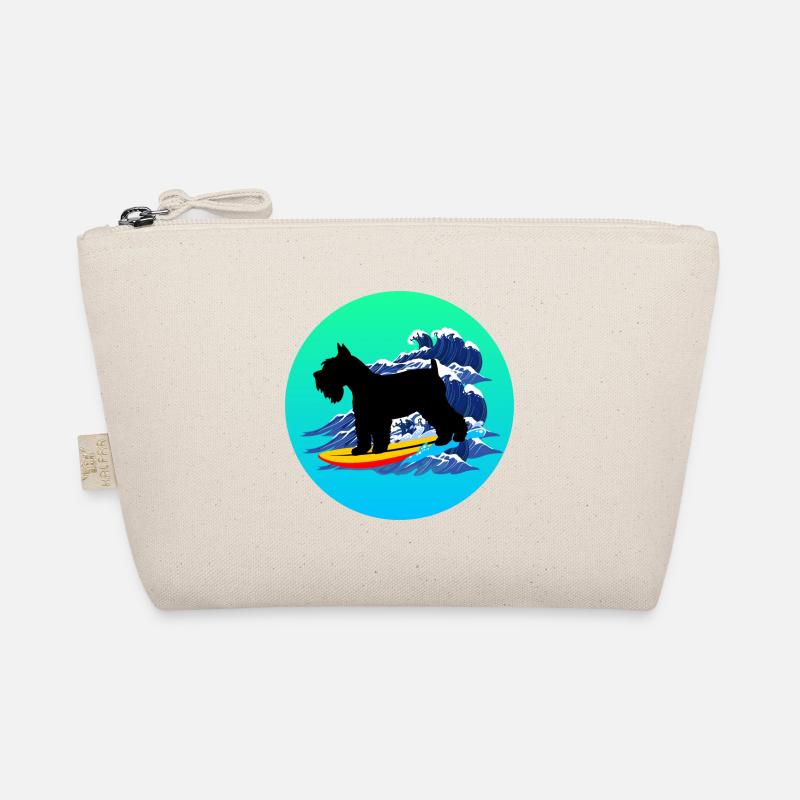 Schnauzer miniature Chien Surf Vagues de la Mer Trousse biologique