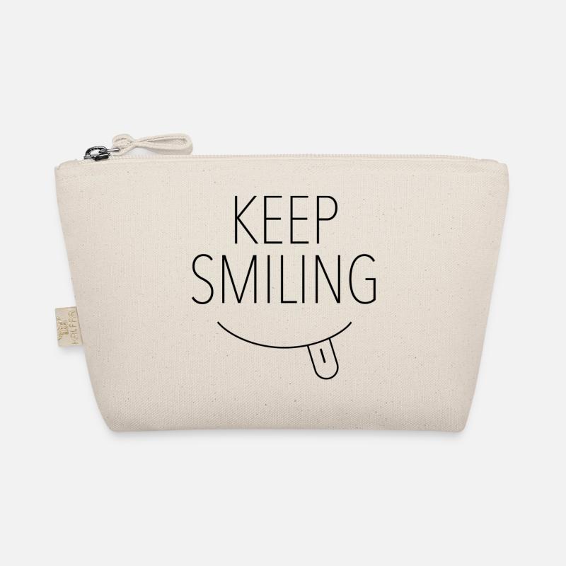 Keep Smiling | Please smile Organic Pouch