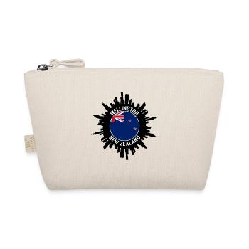 Wellington Skyline New Zealand Flag Travel Souveni - Organic Pouch - nature - Front