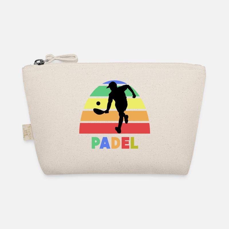Padel Spruch Training Ball Racket Spieler Turnier Bio-Täschchen