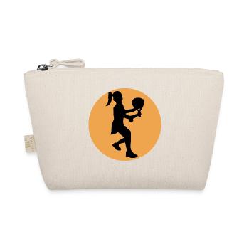 Racket Balls Coach Padel Player Training - Organic Pouch - nature - Front