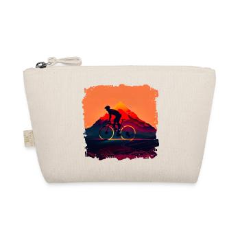Road cycling is a demanding sport - Organic Pouch - nature - Front