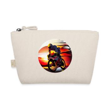 Motorcycle races attract many of fans - Organic Pouch - nature - Front