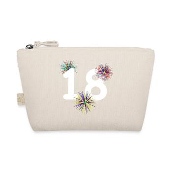 unisex, 18 feuerwerk bunt - Bio-Täschchen - Natur - Vorne