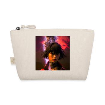 elektrik portrait 15 - Electric Storm Portrait - Organic Pouch - nature - Front