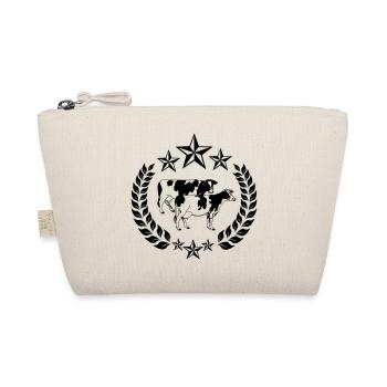 Cows in laurel wreath six stars - Organic Pouch - nature - Front