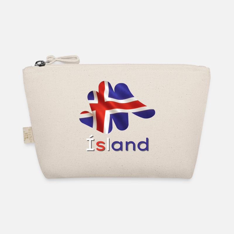 Flag Ísland Organic Pouch