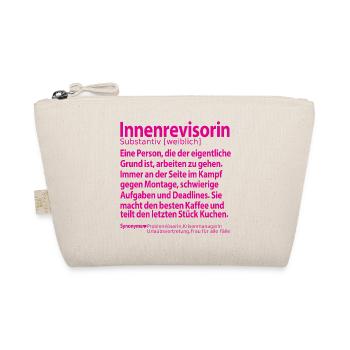 Innenrevisorin Inenrevision Abschied Dankeschön - Bio-Täschchen - Natur - Vorne