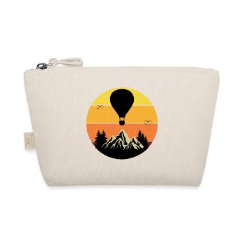 Hot Air Ballooning Hopper Balloon Pilot Balloonist - Organic Pouch - nature - Front