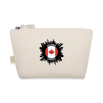 Souvenir de voyage Victoria Skyline Canada Flag - Trousse biologique - nature - Devant