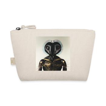 Photographic Portrait Humanoid Insect - Organic Pouch - nature - Front