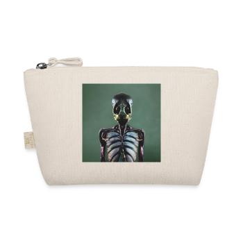 photographic portrait insect skeleton - Organic Pouch - nature - Front