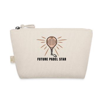 Padel Player Racket Padel Game Statement Sport - Organic Pouch - nature - Front