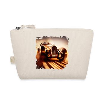 Experience a classic car at the classic car race - Organic Pouch - nature - Front
