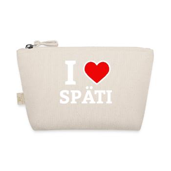 I Love Späti - <3 Heart - Berlin Culture Humor - w - Organic Pouch - nature - Front