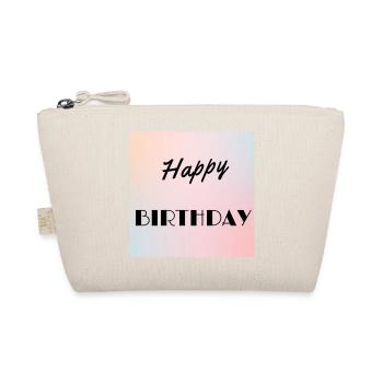 BIRTHDAY,HAPPY BIRTHDAY,HAPPY BIRTHDAY - Organic Pouch - nature - Front