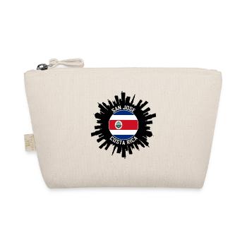 San Jose Skyline Costa Rica Flagge Reise-Souvenir - Bio-Täschchen - Natur - Vorne